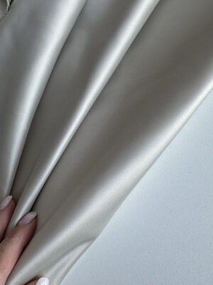 Котон-атлас Італія сіро-бежевого кольору