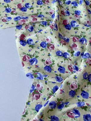 Суперсофт з фіолетовими і рожевими квіточками