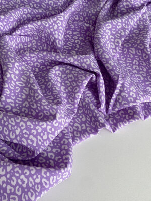 Суперсофт ніжно-сиреневого відтінку с міленькими білими квіточками