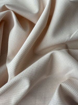 Суперсофт ніжного персиково-біжового тону з міленькими світло-сірими крапочками