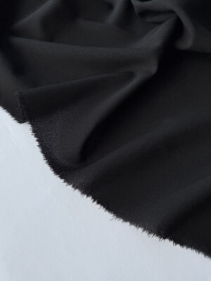 Платтяно-блузочний креп стреч чорного кольору
