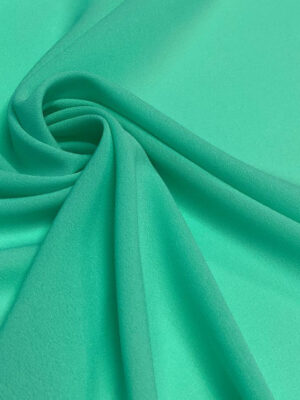 Креповий стрейч шифон яскравого м'ятного кольору