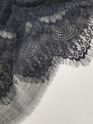 Шифон-паутинка чорного кольору