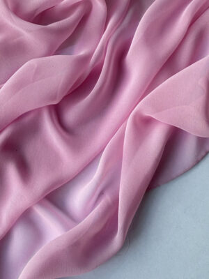 Газовий шифон ніжно-рожевого відтінку