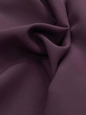 Шифон гладкий стрейчовий фіолетово-сливового кольору