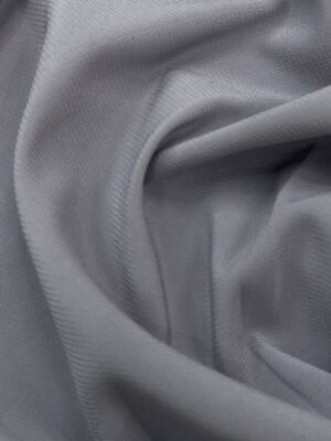 Шифон гладкий стрейчовий світло-сірого кольору