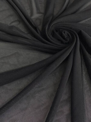 Сітка тоненька гарно стрейчова з міленькими сотами чорного кольору