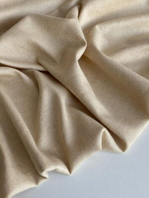 Льон стрейч Італія світло-бежевий меланж