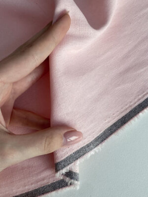 Льон світло-рожевий (з сірою кромкою)