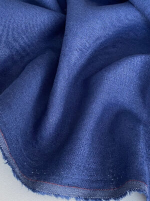 Льон темно-синій з джинсовим підтоном