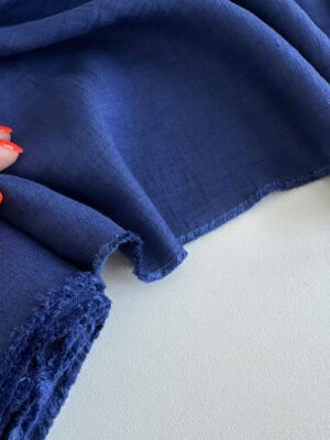 Льон костюмний Лоро Пьяна волошковий