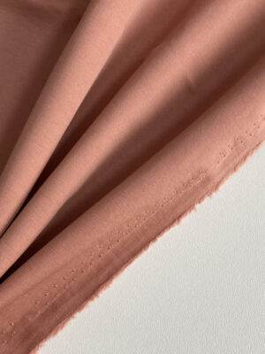 Пудрово-персиковий щільний котон