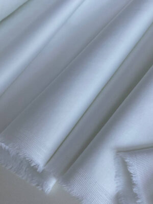 Котон-сатин Італія біло-молочного кольору
