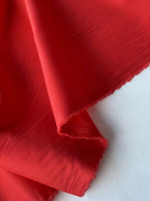 Батист-вуаль червоного кольору