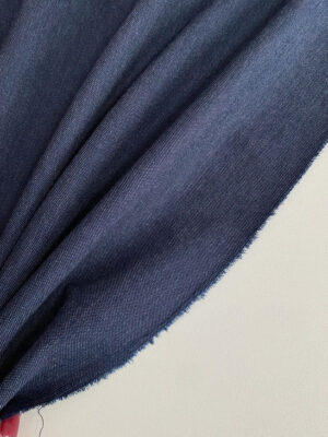 Котон-джинс кольору синій меланж середньоі щільності