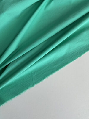 Котон-поплін стрейч бірюзовий з зеленкуватим відтінком